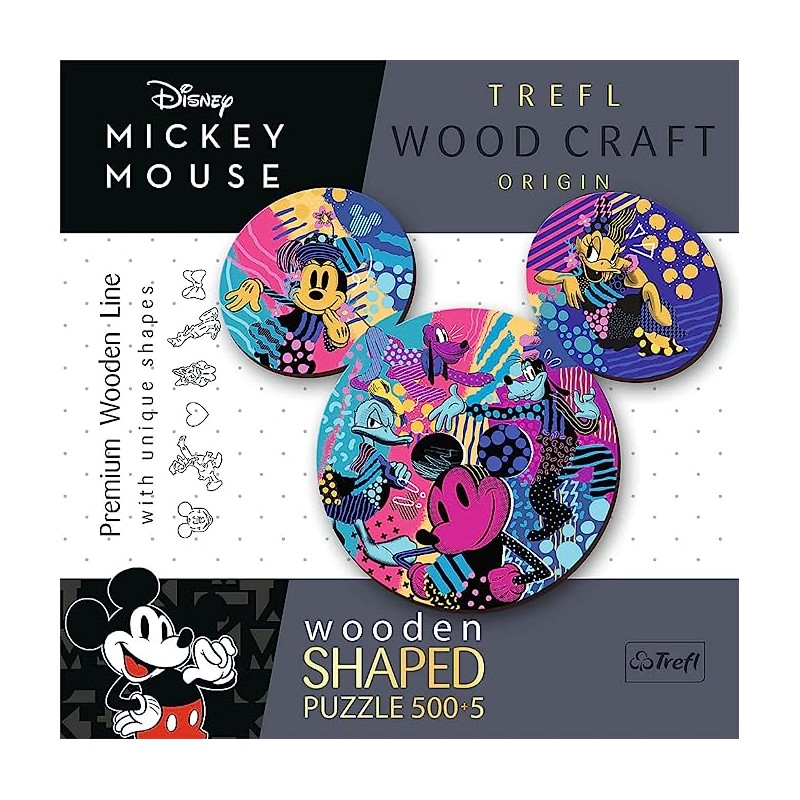 DISNEY - Mickey "The Iconic" wooden puzzle