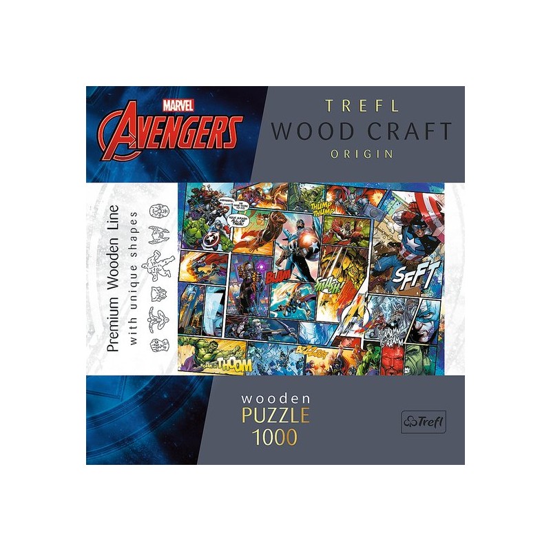 MARVEL - Marvel "Comic Universe" houten puzzel