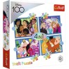 DISNEY - "De Gelukkige wereld van Disney" Puzzel 4 in 1