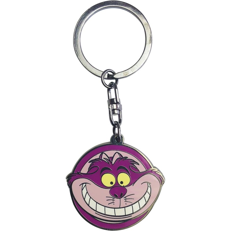 DISNEY - Metal key ring ft Cheshire