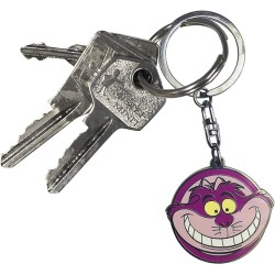 DISNEY - Metal key ring ft Cheshire