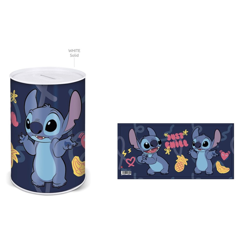 DISNEY - Metalen spaarpot met Stitch