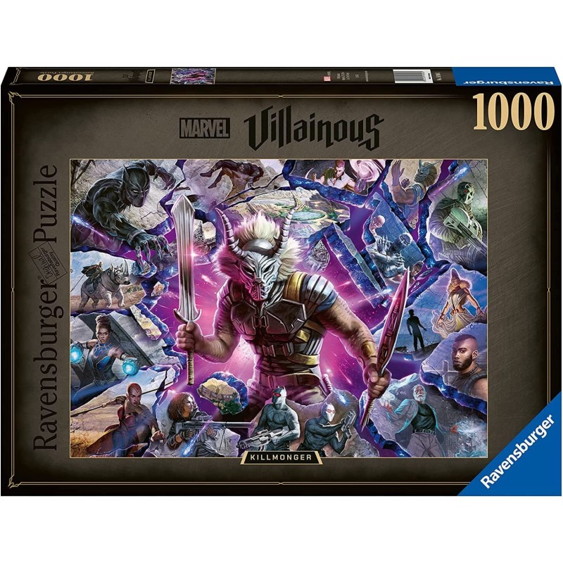 VILLAINOUS MARVEL - Puzzle Killmonger