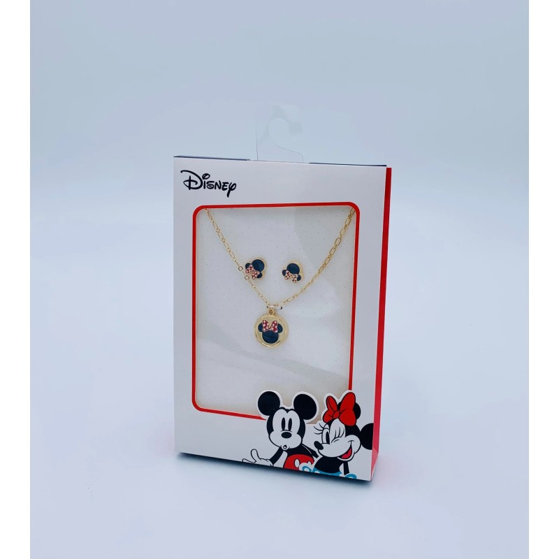 DISNEY - Set Collier et boucles d'oreilles Minnie