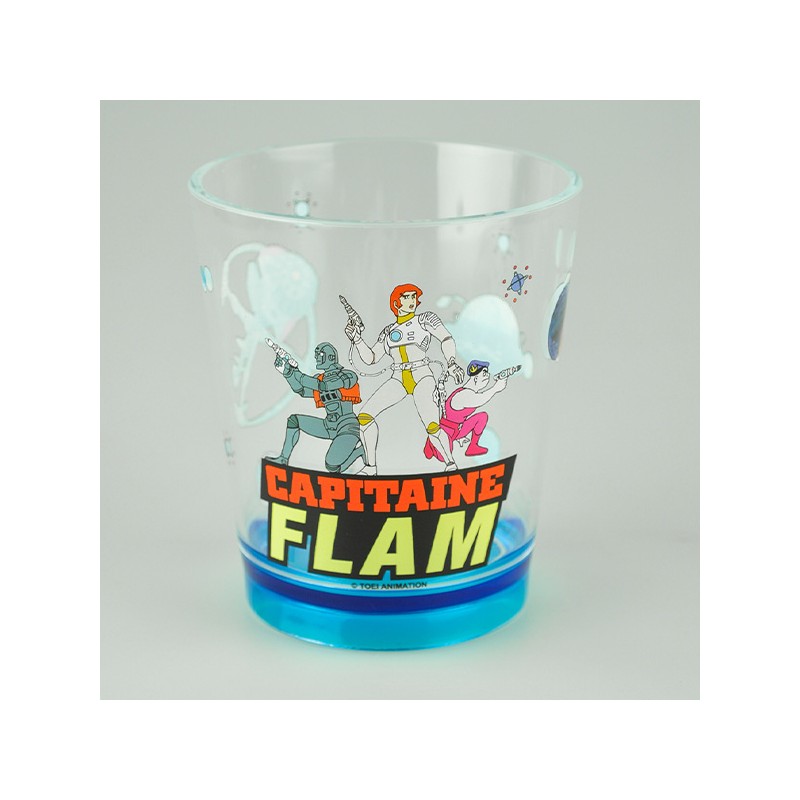 CAPITAINE FLAM - Verre en plastique "Groupe"