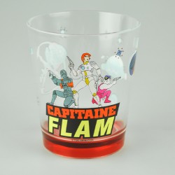 CAPITAINE FLAM - Verre en plastique "Groupe"