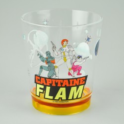 CAPITAINE FLAM - Verre en plastique "Groupe"