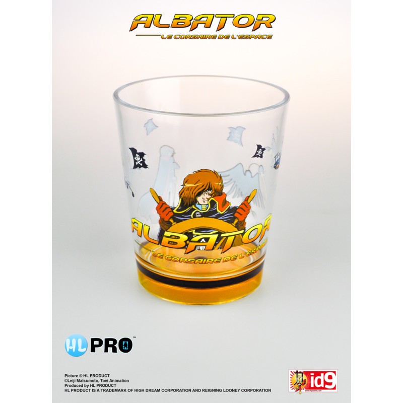 ALBATOR- Plastic glazen "vlaggen"