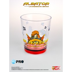 ALBATOR- Plastic glazen "vlaggen"