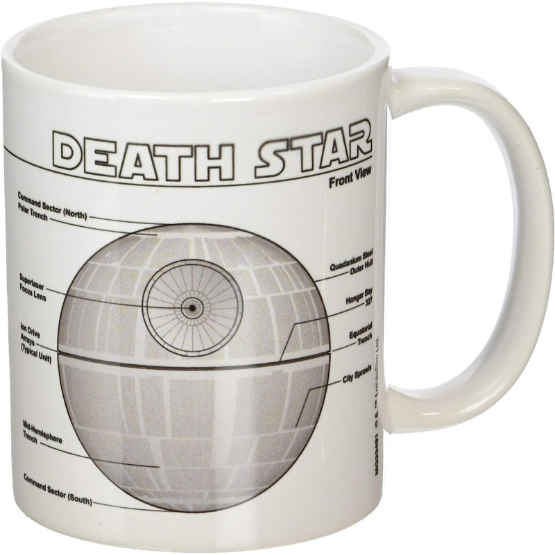 STAR WARS - Mug with Death Star sketch