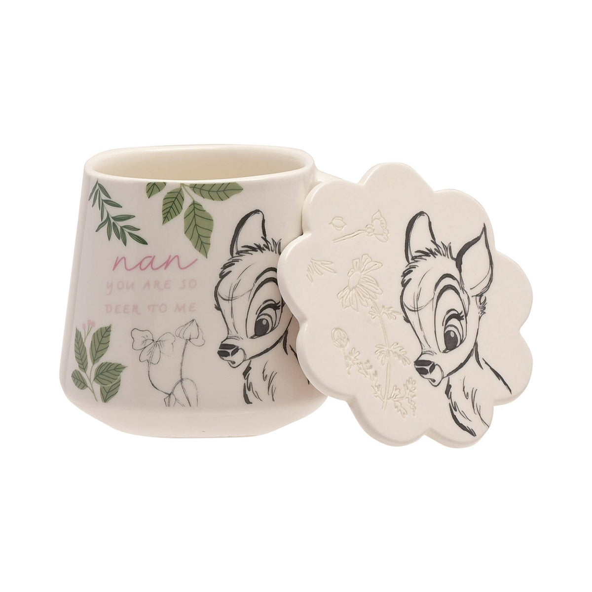 Ensemble mug et dessous de verre Disney Forest Friends Bambi « Nan »