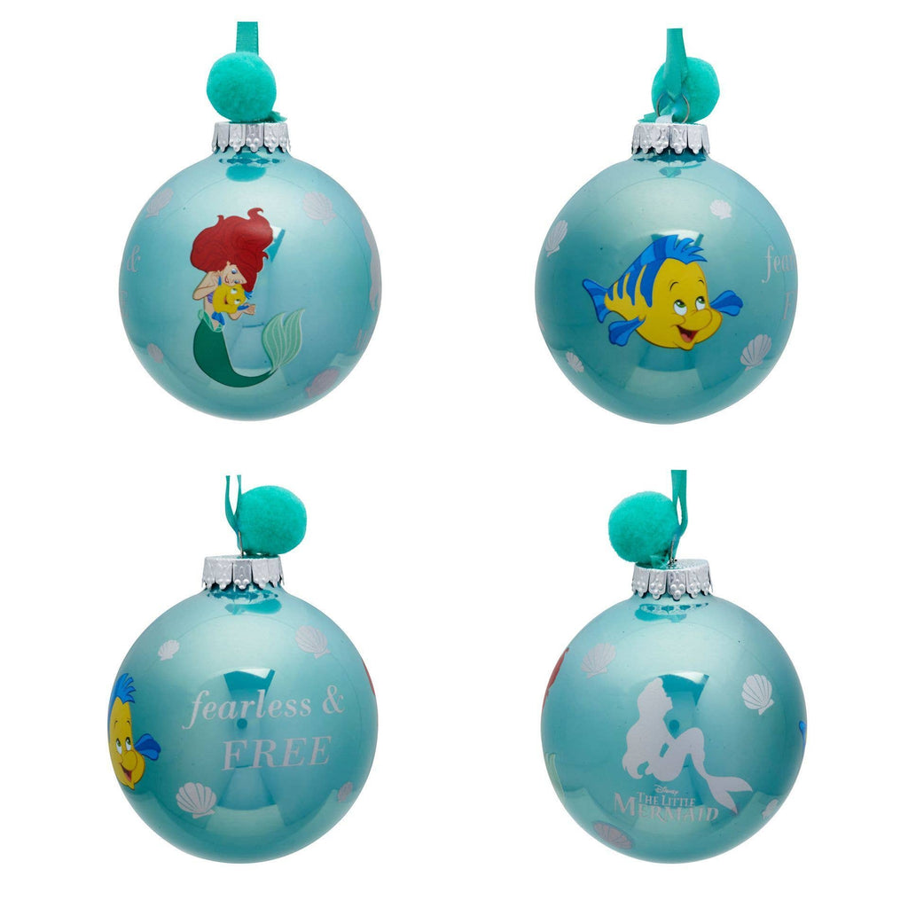 Disney Ensemble de 7 boules de Noël - La Petite Sirène.