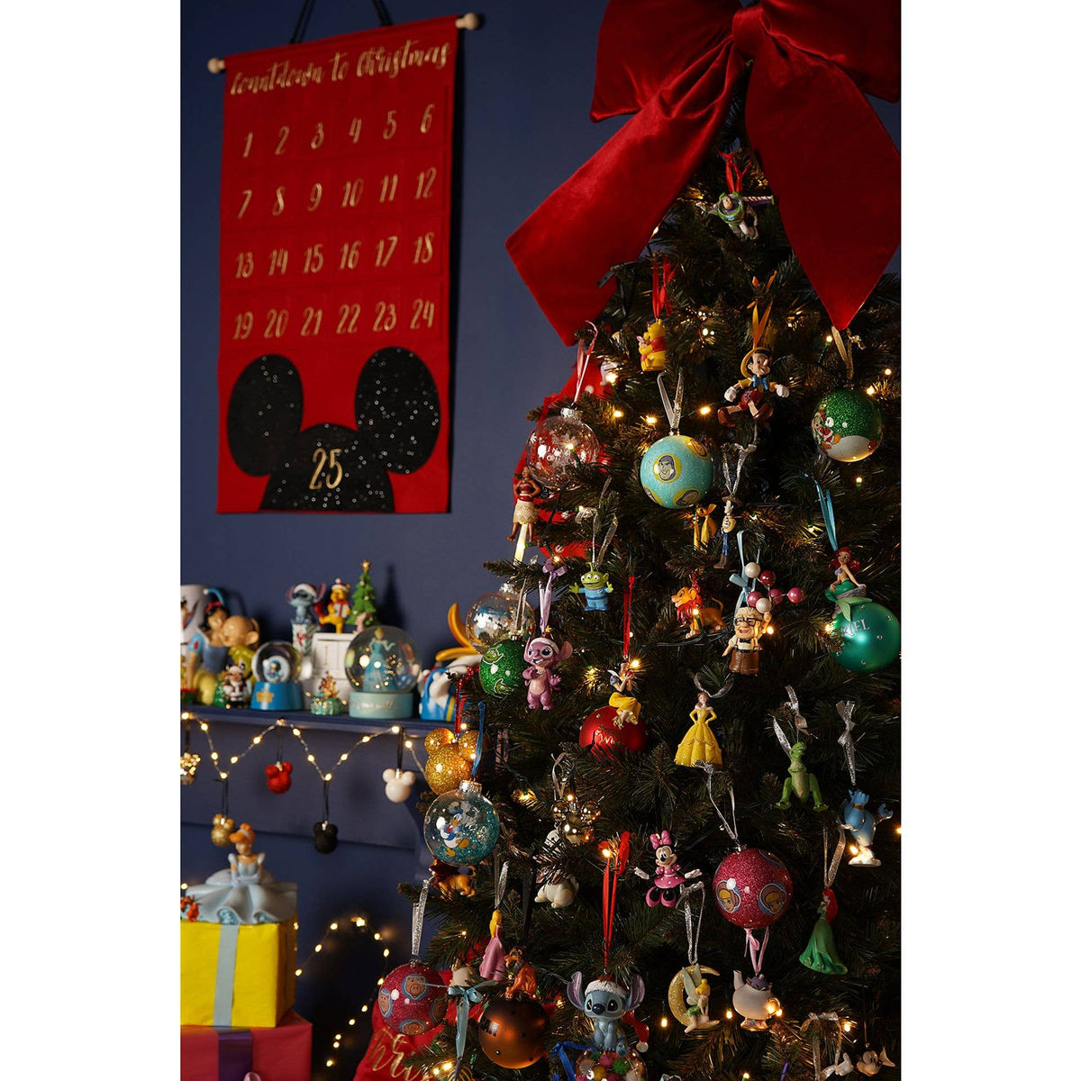 Set de 7 boules de Noël Disney - Alice au pays des merveilles