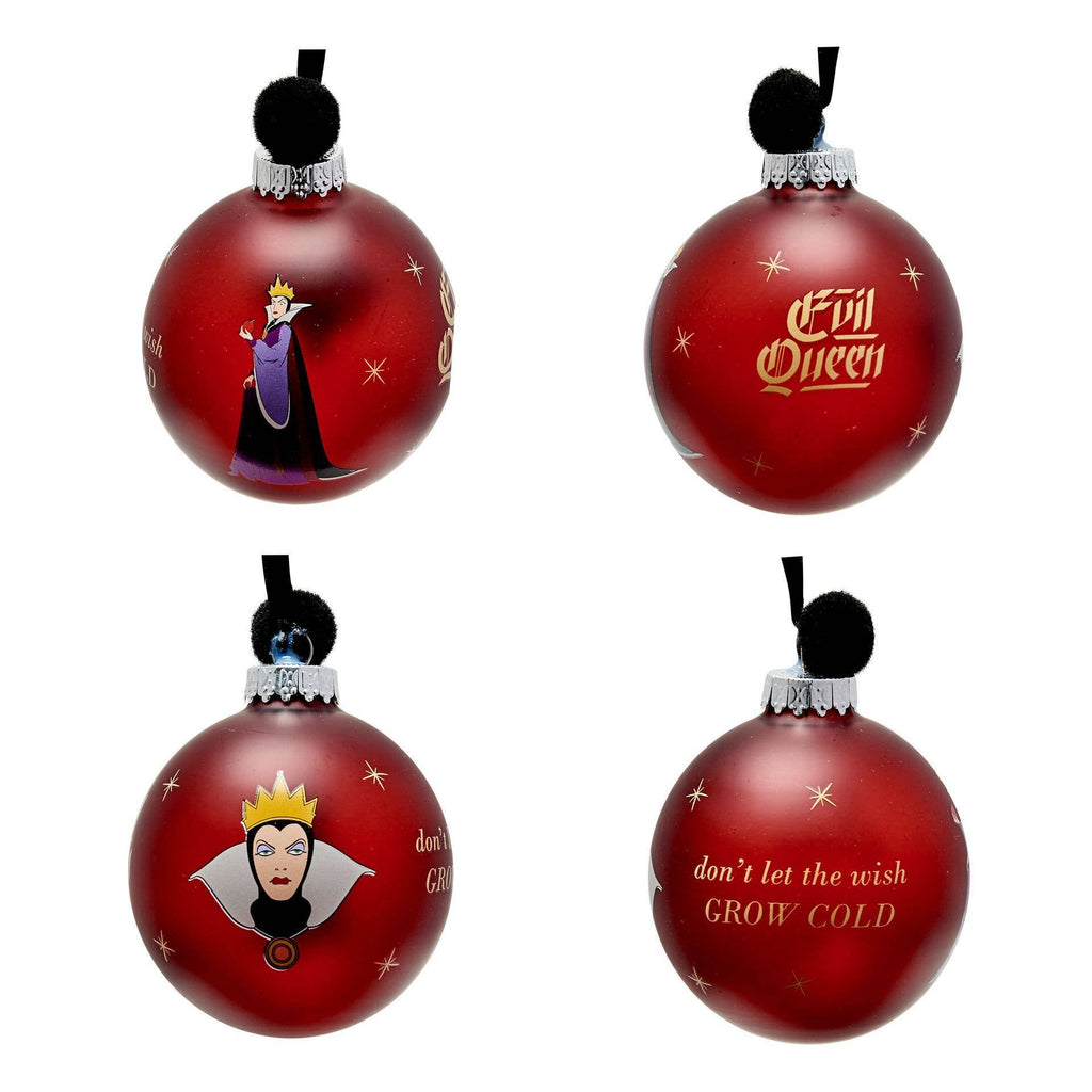 Set de 7 boules de Noël Disney - Méchants/ Vilains