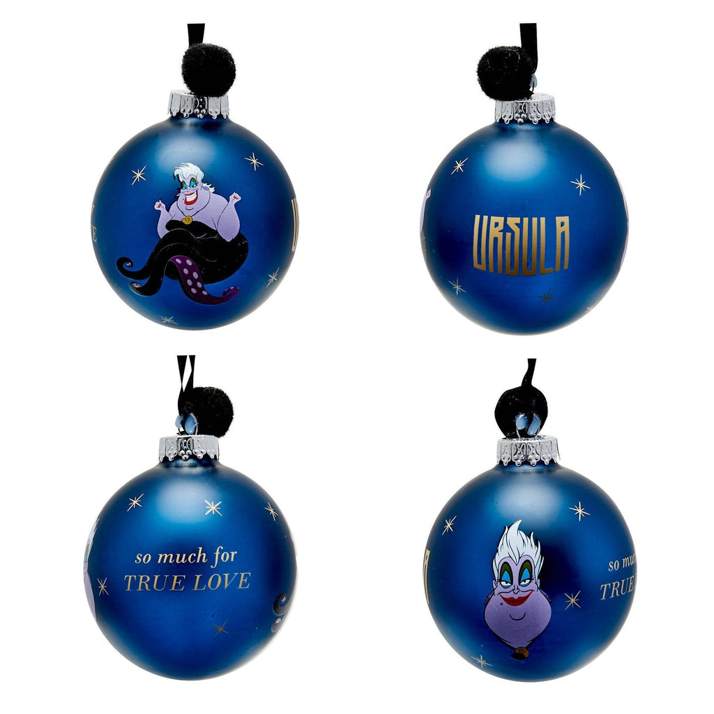 Set de 7 boules de Noël Disney - Méchants/ Vilains