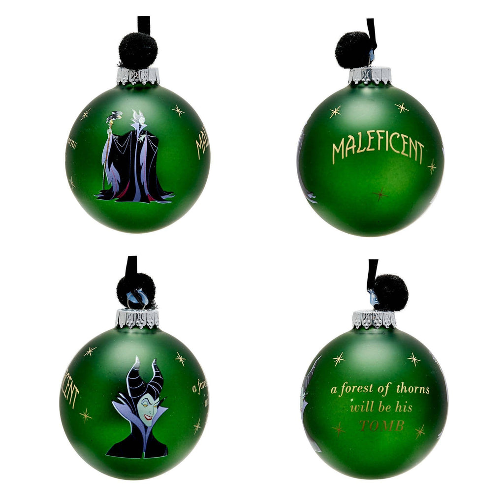 Set de 7 boules de Noël Disney - Méchants/ Vilains