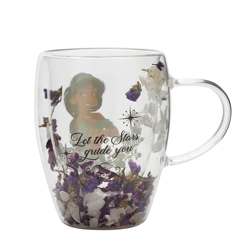 PRINCESSES - Verre avec Fleurs sechées Jasmine 300 ml