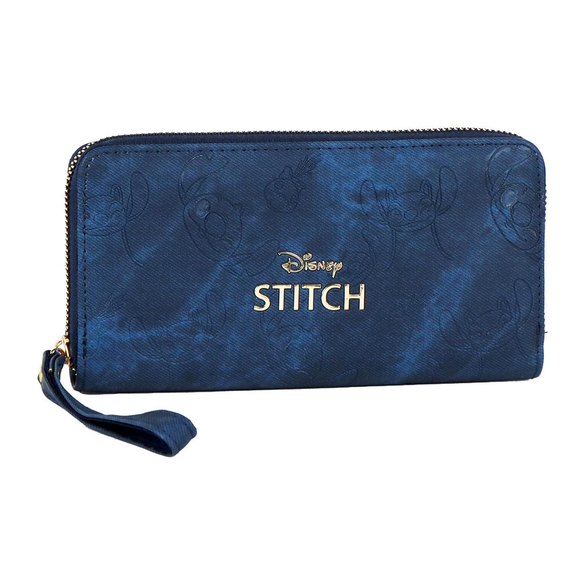 STITCH - Portefeuille Stitch Bleue