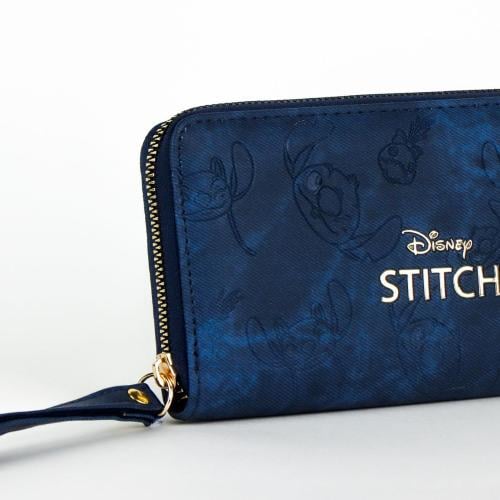 STITCH - Portefeuille Stitch Bleue