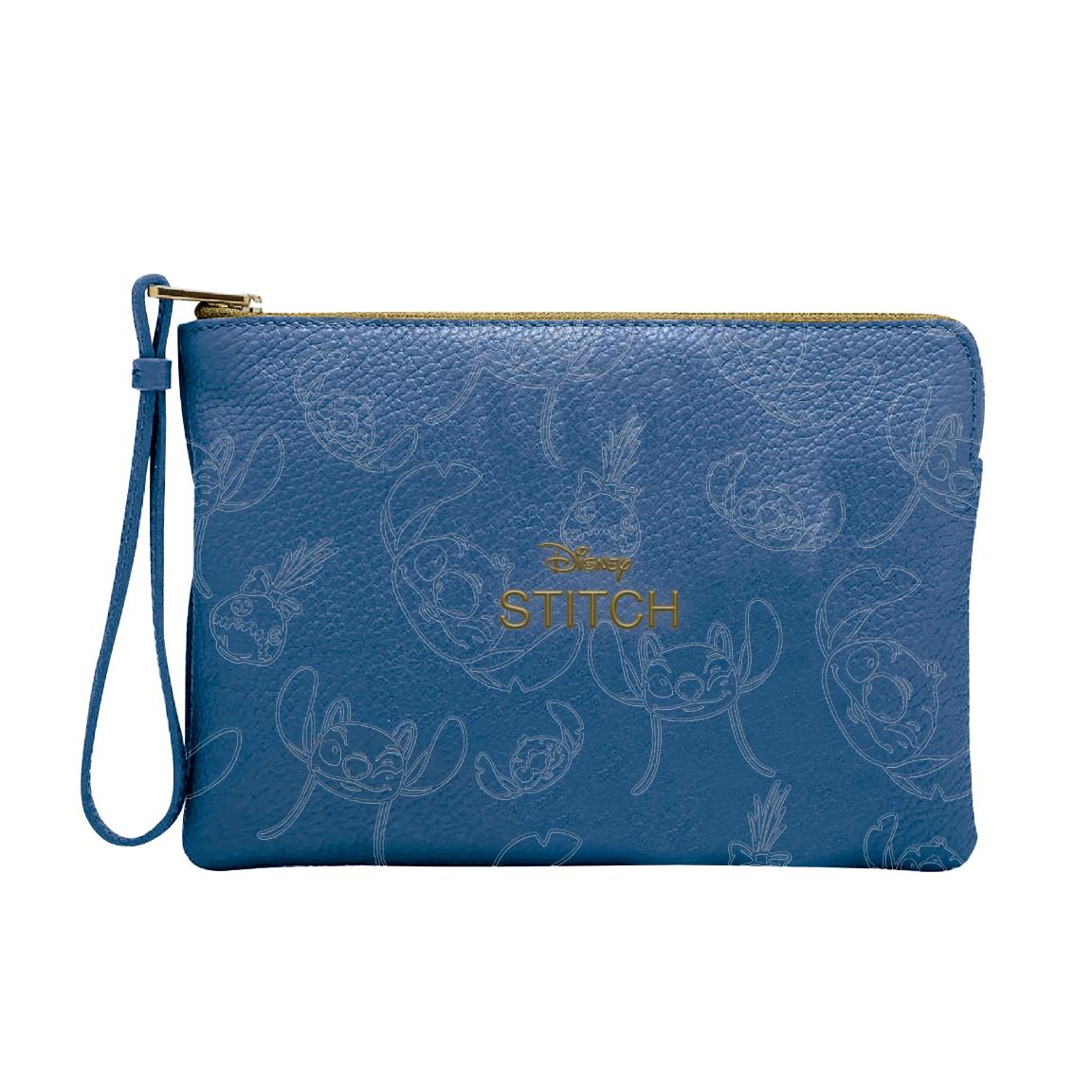 STITCH - Pochette Stitch Bleue