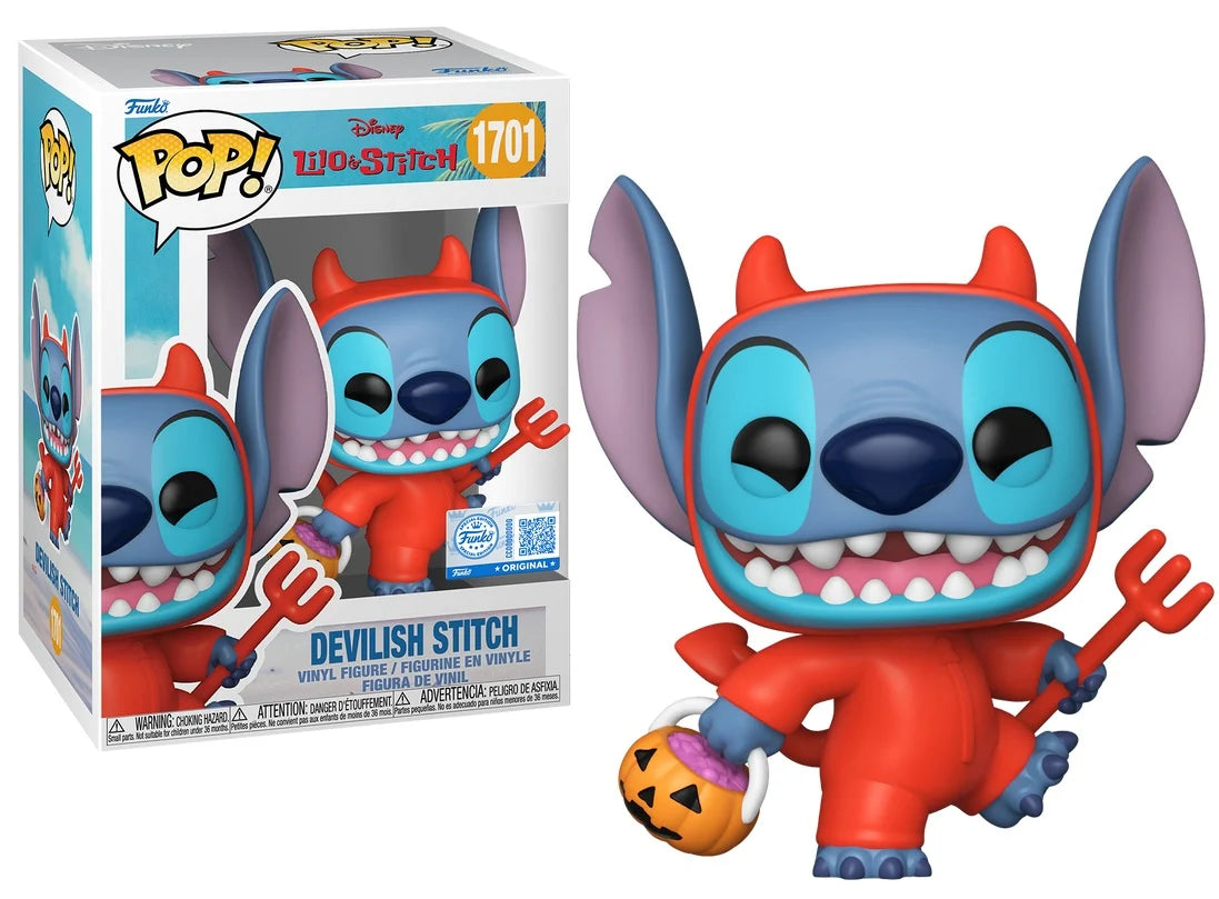 POP - Stitch en Diable n°1701
