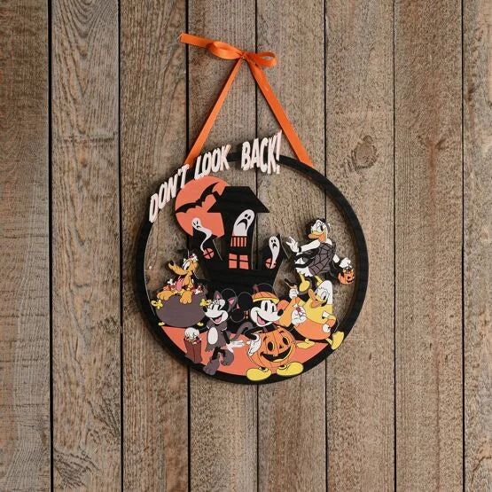 MICKEY & FRIENDS- Plaque décorative Halloween