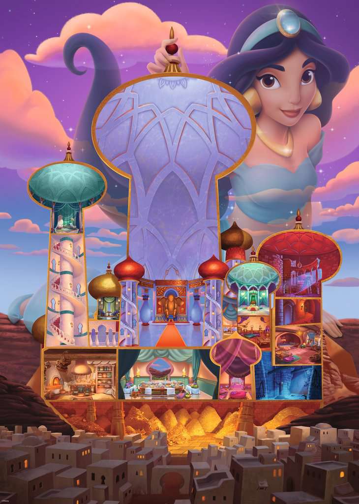 DISNEY - Puzzle Castle Collection - Jasmine