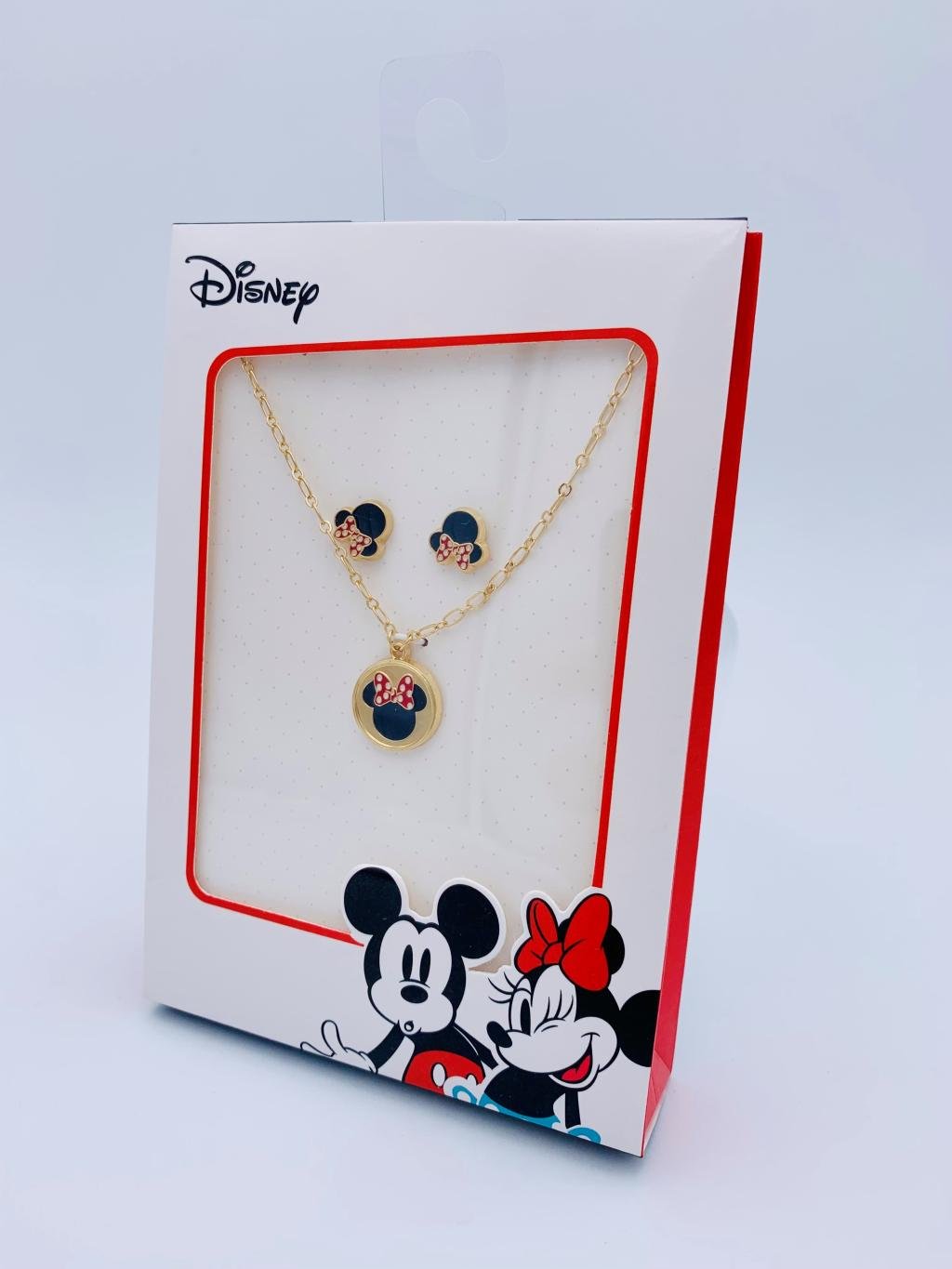 DISNEY - Set Collier et Boucles d'oreilles Minnie
