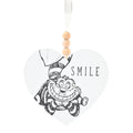 Plaque Cœur Chats & Chiens Disney - Sourire