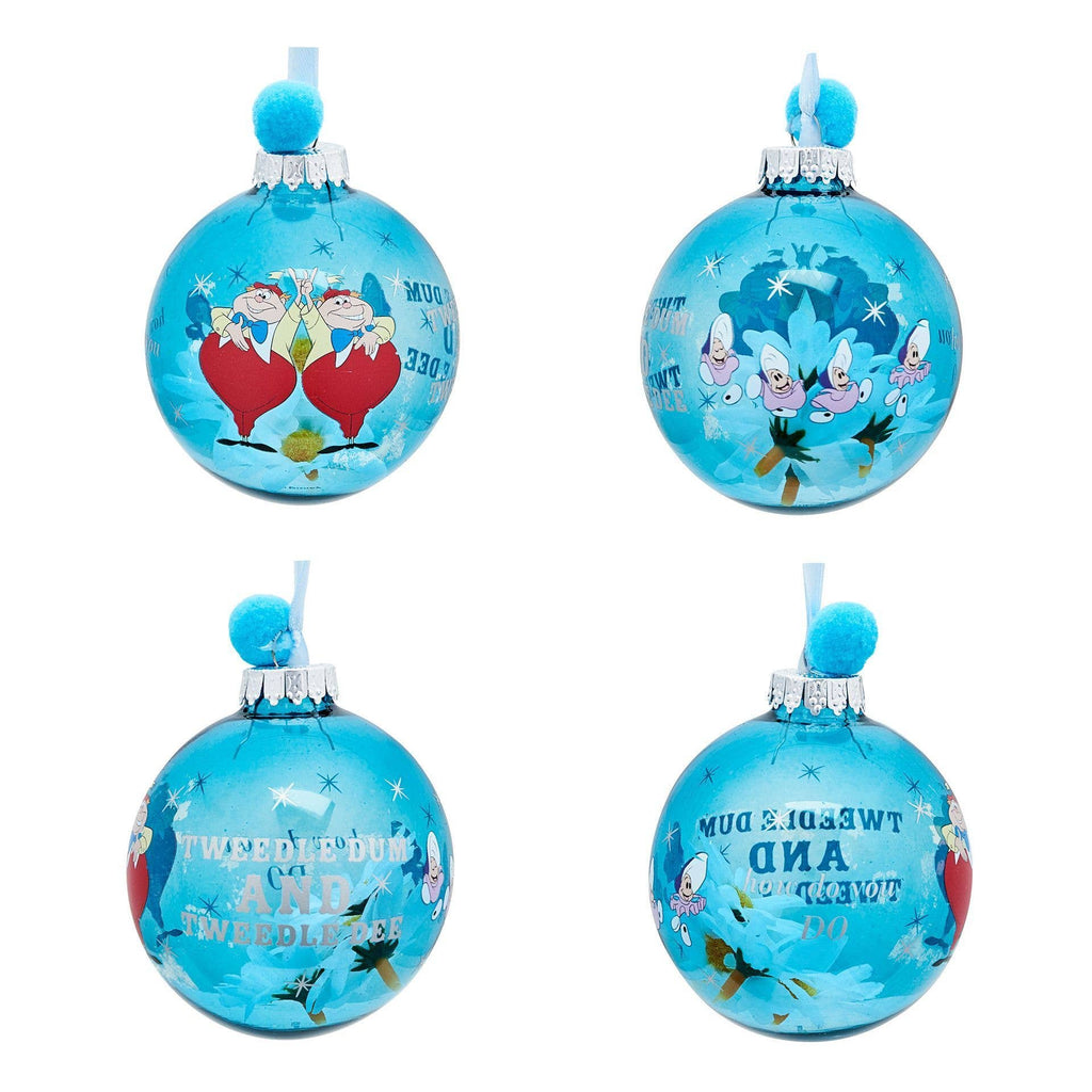 Set de 7 boules de Noël Disney - Alice au pays des merveilles