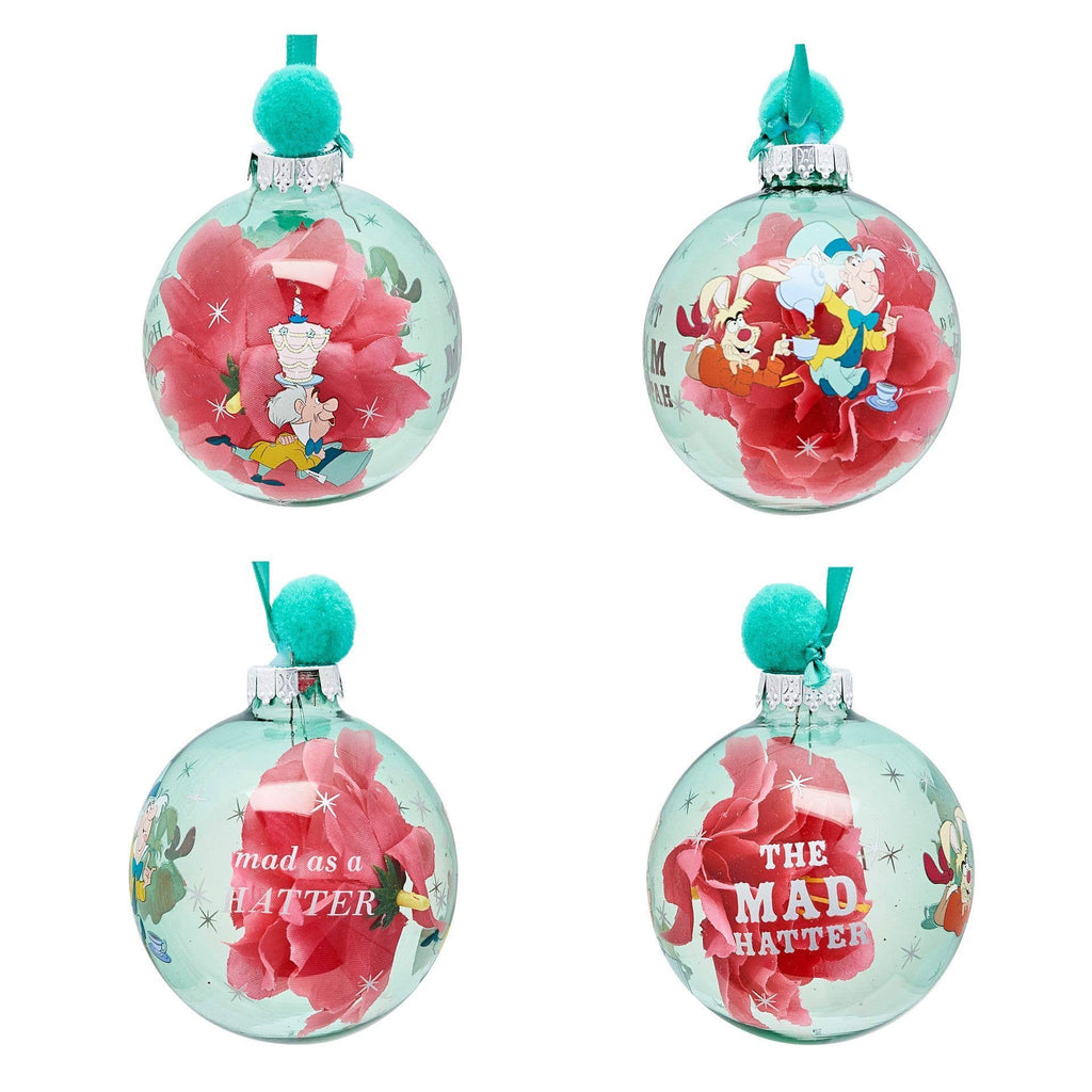 Set de 7 boules de Noël Disney - Alice au pays des merveilles