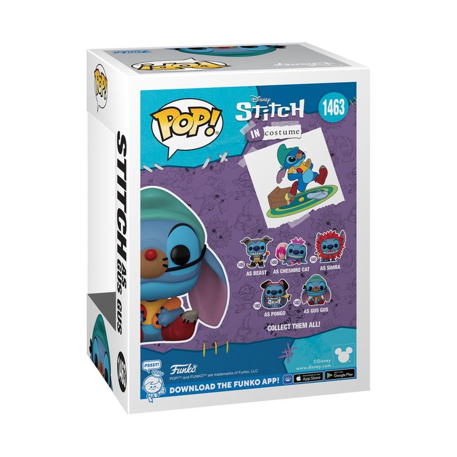 POP - Stitch en costume de Gus Gus