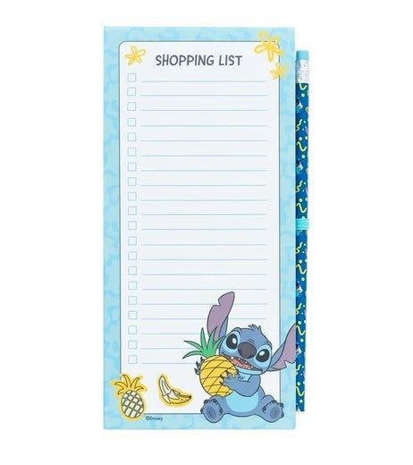 STITCH - Bloc Notes Shopping list magnétique